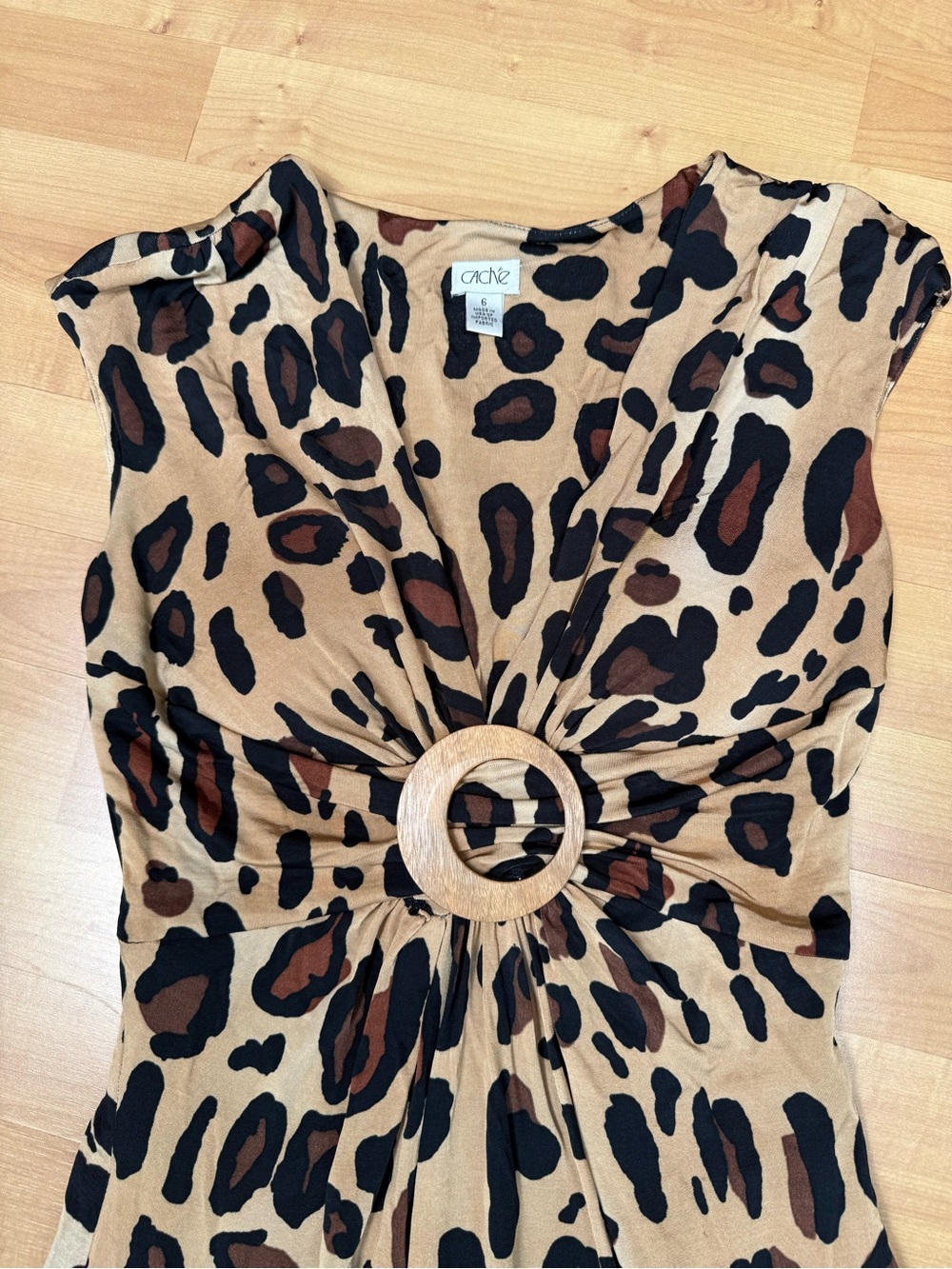 Cache Leopard Print Dress - Picture 2 of 7